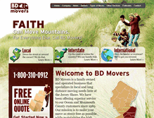 Tablet Screenshot of bdmovers.com